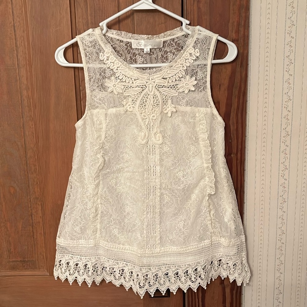 White Lace Top